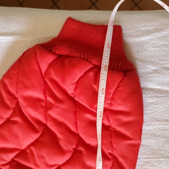 Vintage Red Quilted Hunting Insulating Sz. 38 Pants - Picture 7 of 11